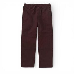 Tea Collection Boys Lined Cotton Canvas Pants Chocolate Brown. Size 2. New. Warm